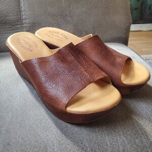 Kork-Ease, GREER open toe chunky leather clog, sz9